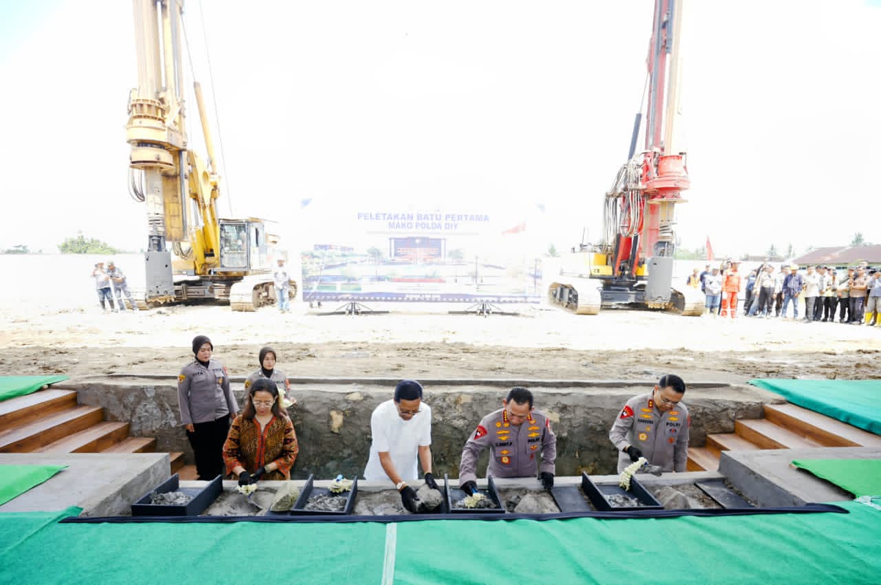 Peletakan Batu Pertama Pembangunan Mapolda DIY, Kapolri Ungkap Kedepankan 4 Konsep Smart City DIY